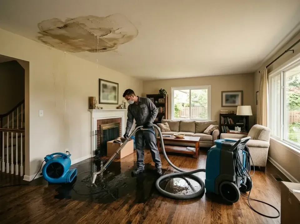 attic-pipe-burst-ceiling-drip-008 — frequently asked questions, Water Damage Restoration & Carpet Care in Covington, LA
